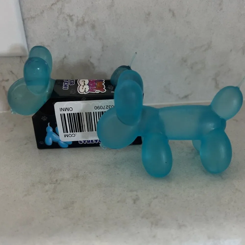 Gummy Balloon Dogs Super Stretchy Toy Blue